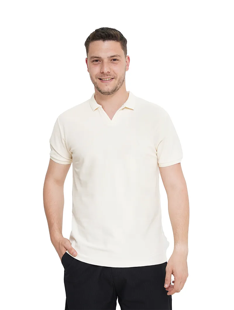 POLO en piqué de coton